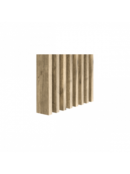 Drevené lamely priestorové dub wotan 2,2 cm x 7 cm x 275cm