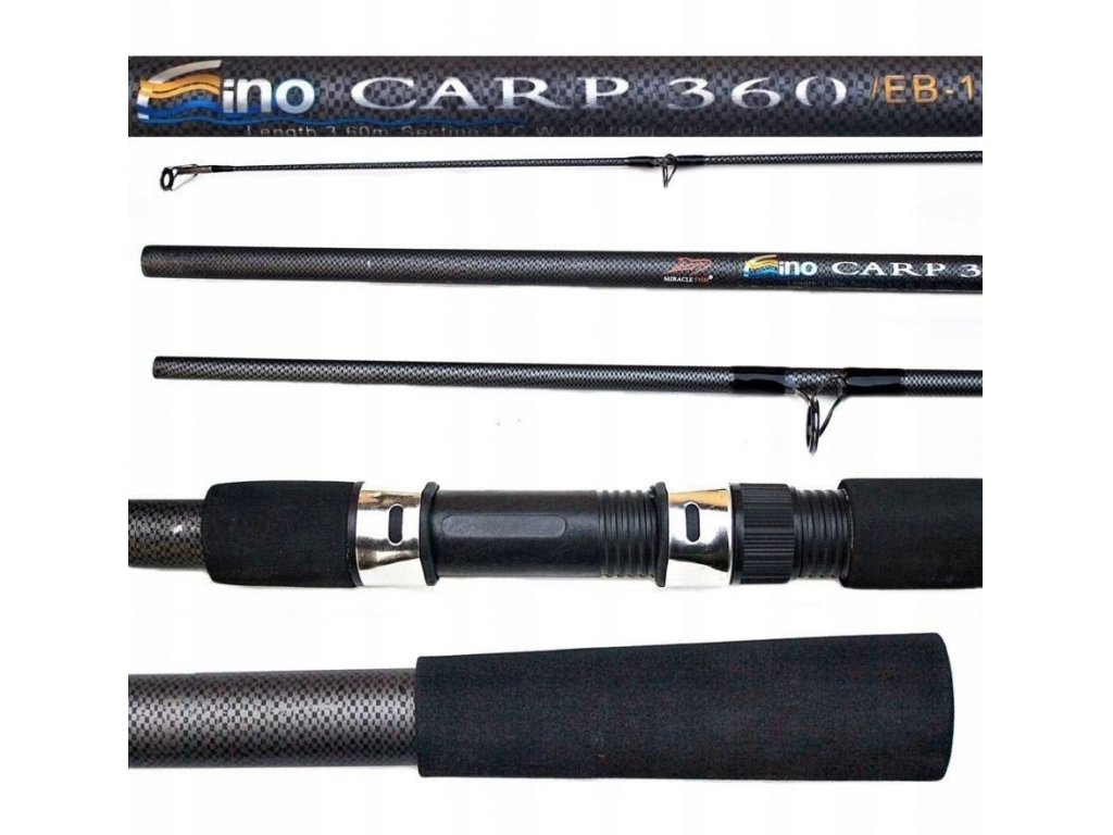 Kaprový prut MF FINO CARP od MIRACLE FISH - 3,60m / 60-180g