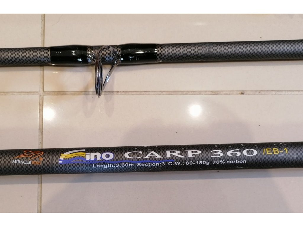 Kaprový prut MF FINO CARP od MIRACLE FISH - 3,60m / 60-180g