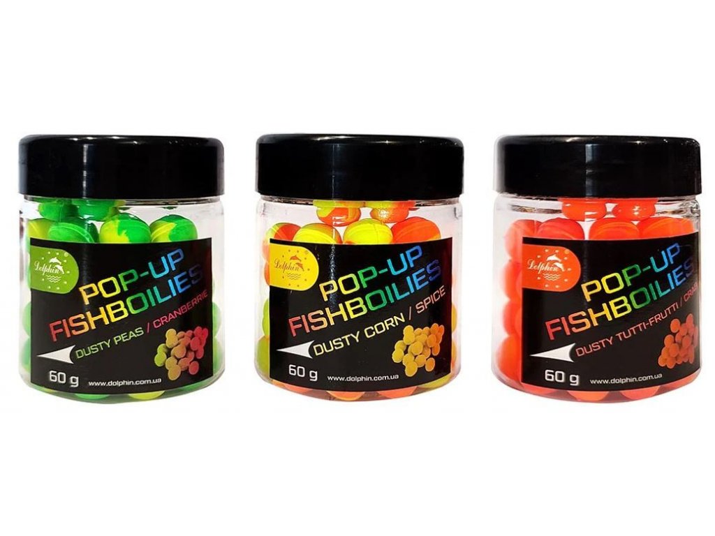 PLOVOUCÍ BOILIES DОLPHIN POP-UP (14mm - 60gr.)