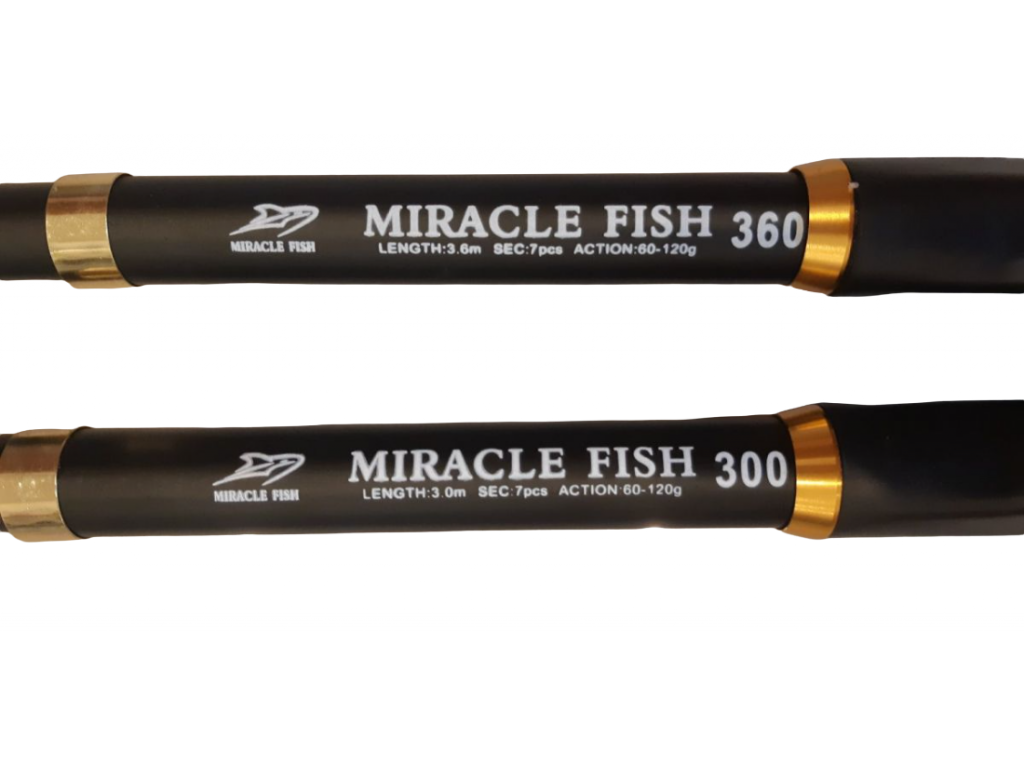 Teleskopický prut MIRACLE FISH - 3,00m (3,60m) / cw 60-120g