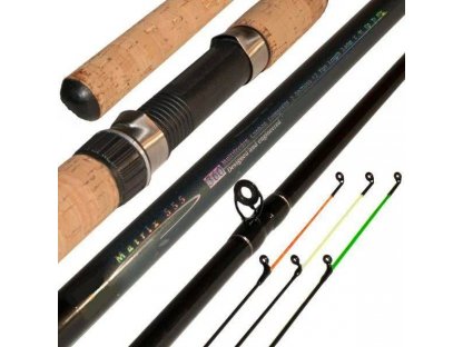 Feederový prut "MATRIX 555" od MIRACLE FISH, carbon - 3,60m a 3,90m, cw 60-120g