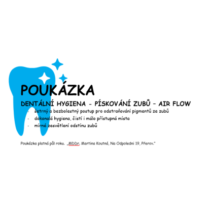 Dentální hygiena - poukázka