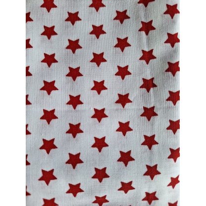 Šátek - bílý s hvězdičkami
