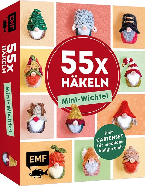 55 Mini Wichtel - kartičky s návody v německém jazyce