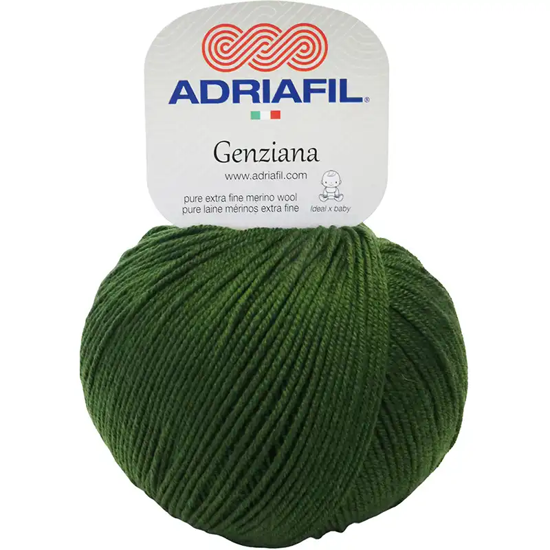 Adriafil Genziana 63 Tmavě olivově zelená