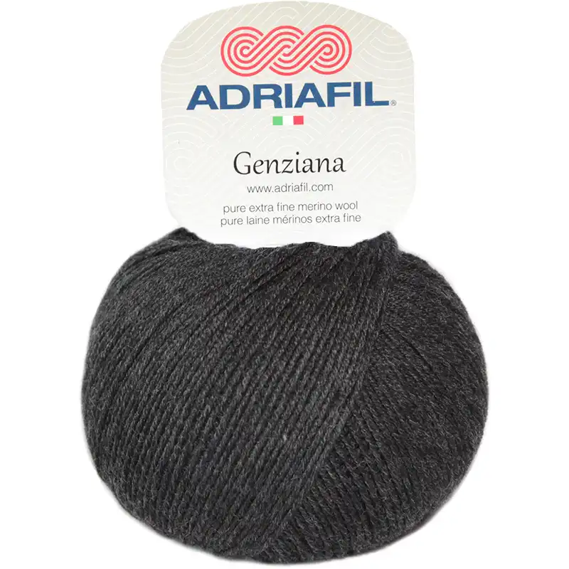 Adriafil Genziana 84 Tmavě šedý melír