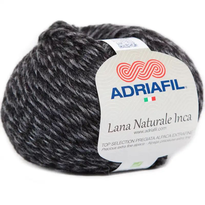 Adriafil Lana Naturale Inca 75 Tmavě šedá mouliné