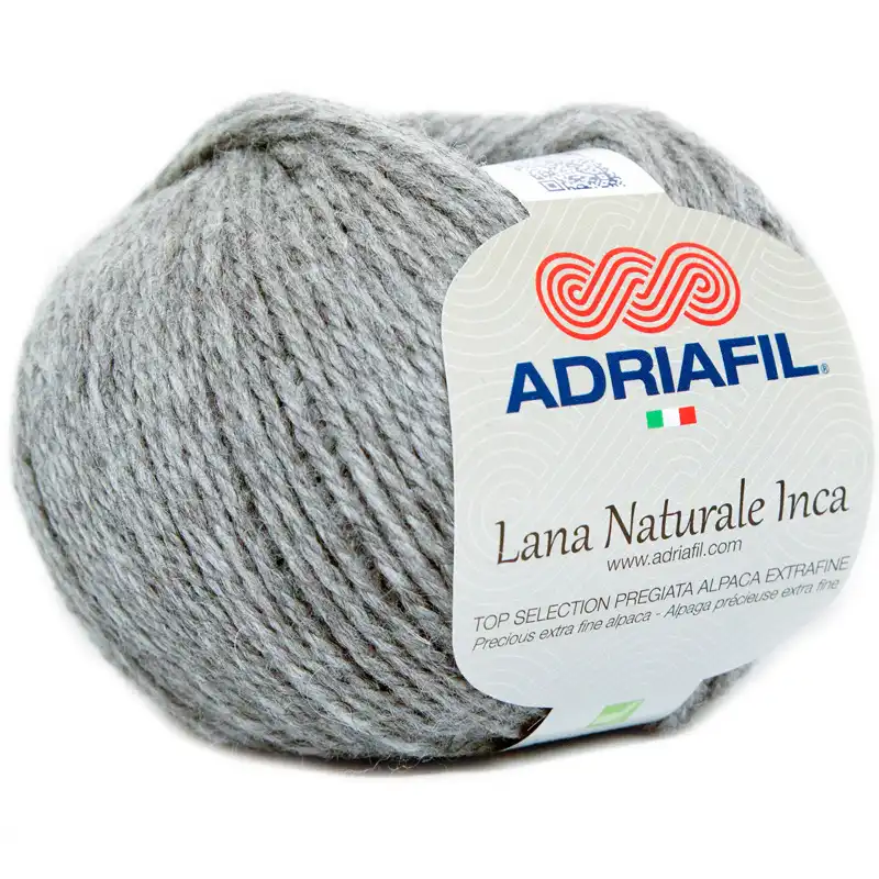 Adriafil Lana Naturale Inca 80 Světle šedá