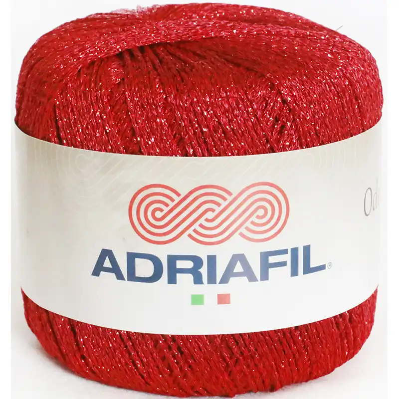 Adriafil Odeon Lamé 62 Červená