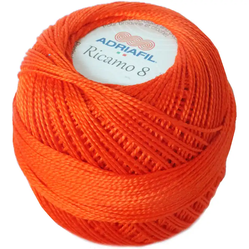 Adriafil Ricamo 8 - 30 Oranžová