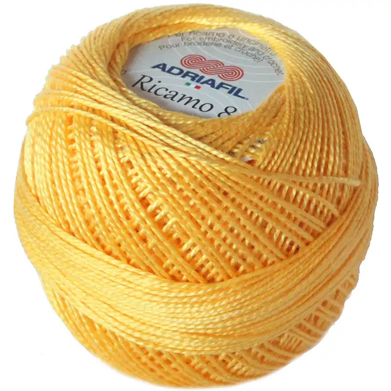 Adriafil Ricamo 8 - 7 Žlutá