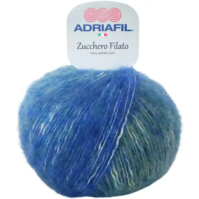 Adriafil Zucchero Filato 82 Modrozelené ombré