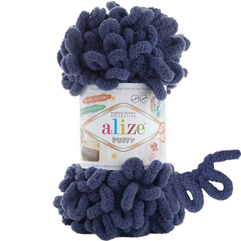 Alize Puffy Puffy: 215 modrá indigo