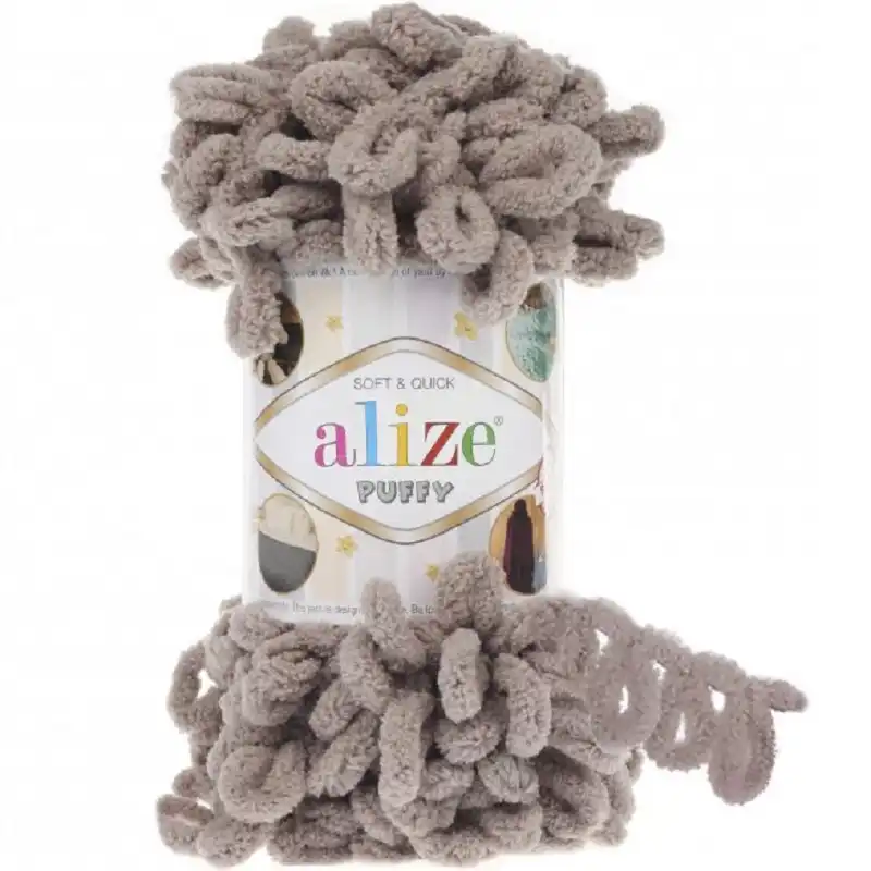 Alize Puffy Puffy: 268 nugátově šedá