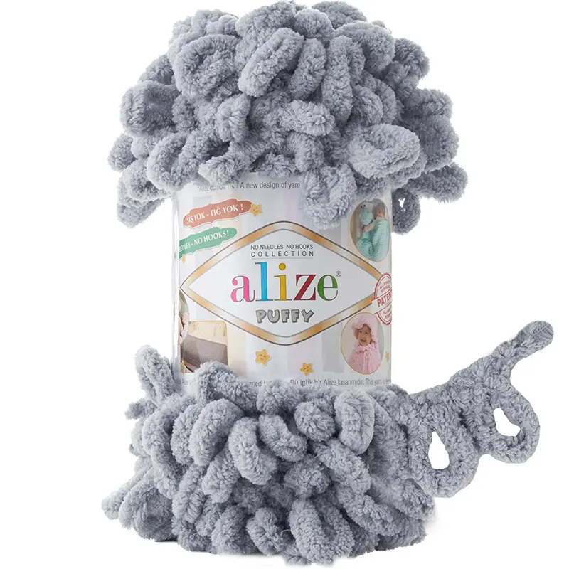 Alize Puffy 362 Šedá