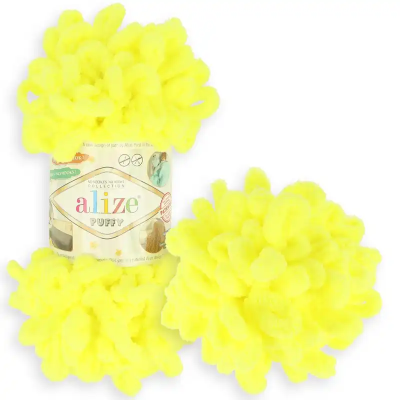 Alize Puffy Puffy: 552 žlutá neon