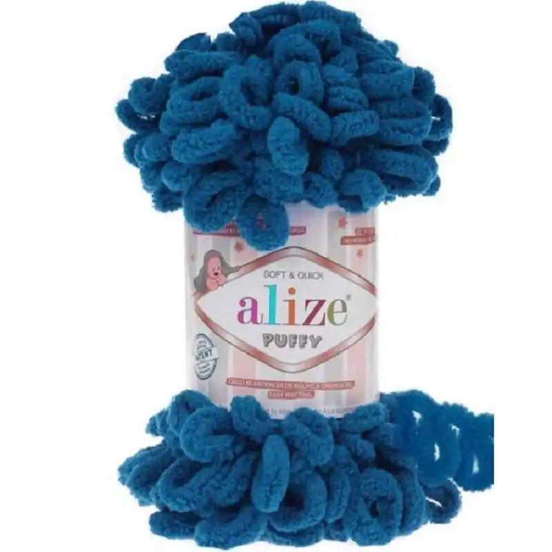 Alize Puffy Puffy: 637 kachní modř