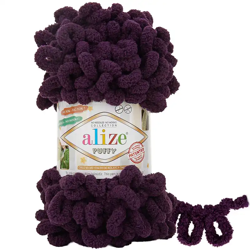 Alize Puffy Puffy: 986 tmavě fialová