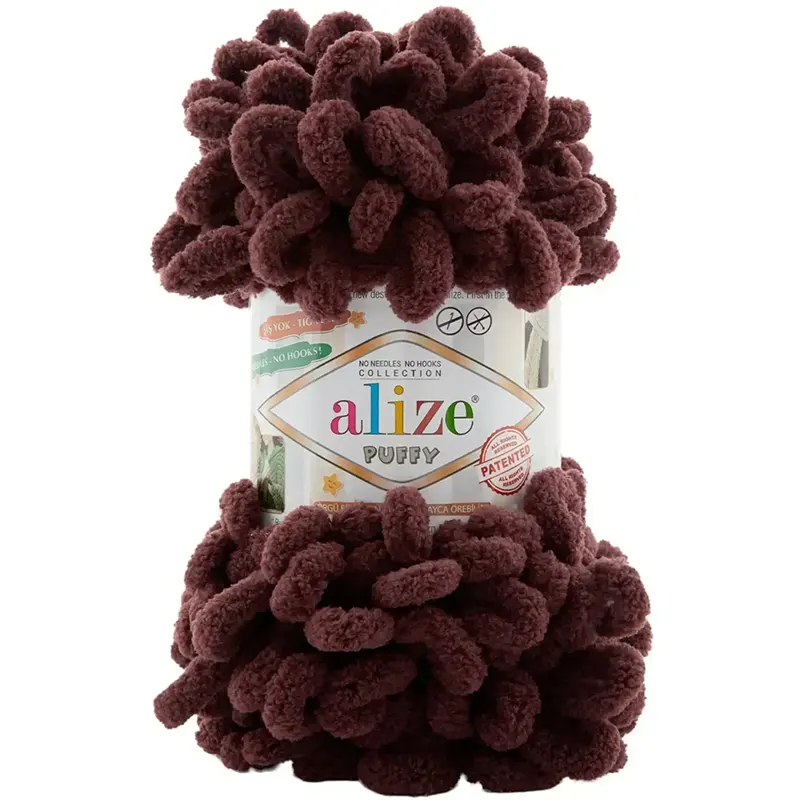 Alize Puffy 993 Kaštanová