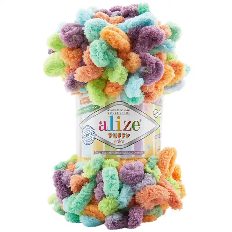 Alize Příze Puffy color 4530 barevná