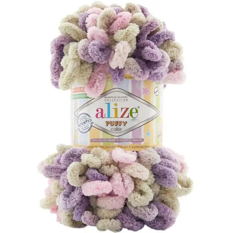 Alize Puffy Color 6510 fialová růžová šalvěj