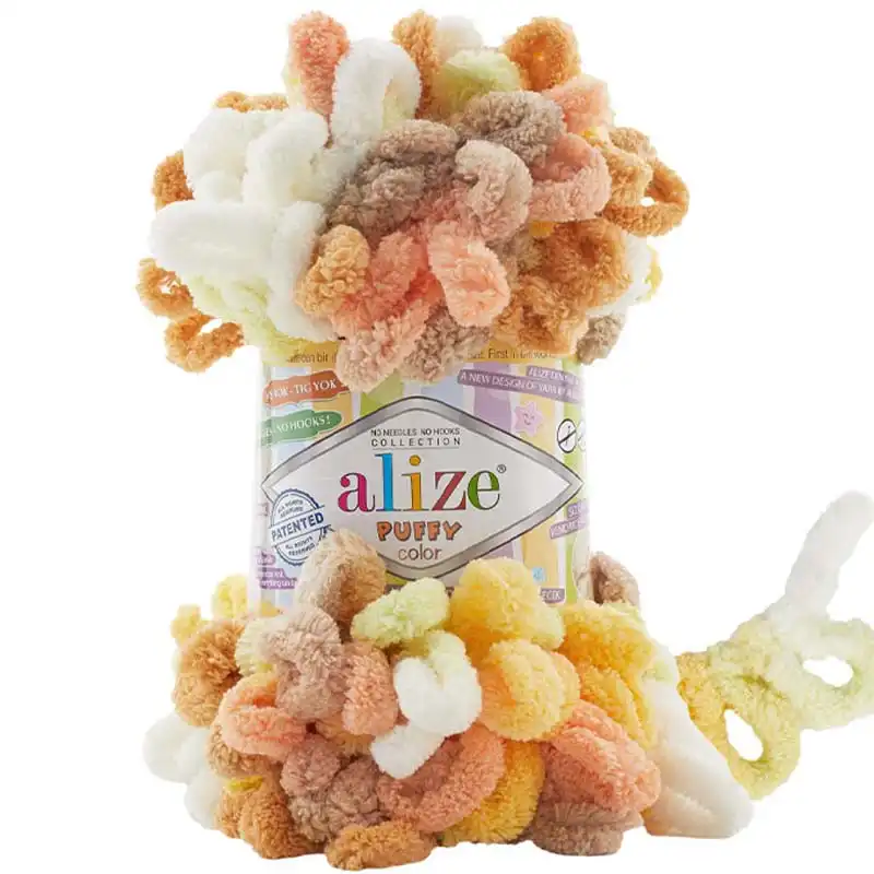 Alize Příze Puffy color 6528 jarní odstíny