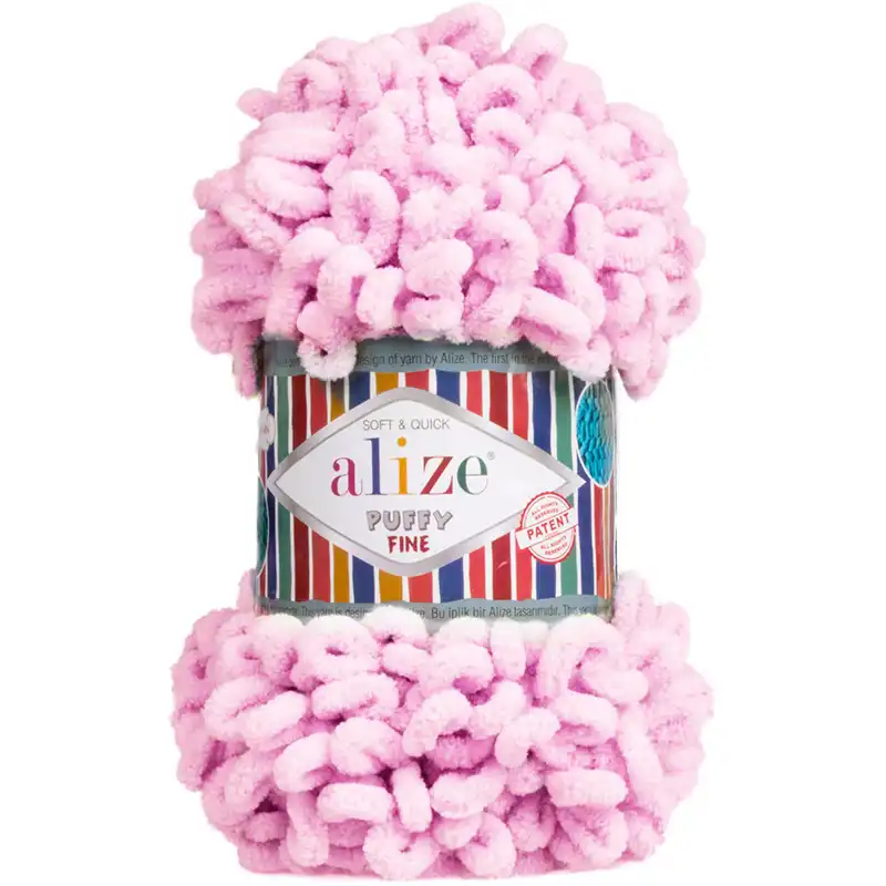 Alize Příze Puffy FINE 185 růžová