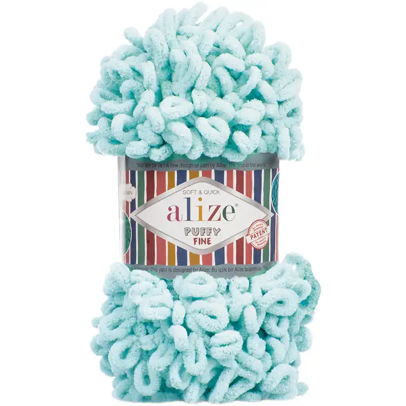 Alize Příze Puffy FINE 19 střední mint