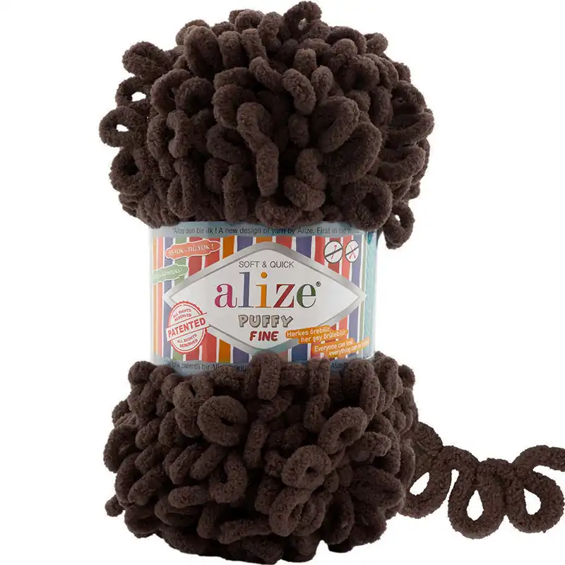 Alize Puffy Fine 26 Hořká čokoláda