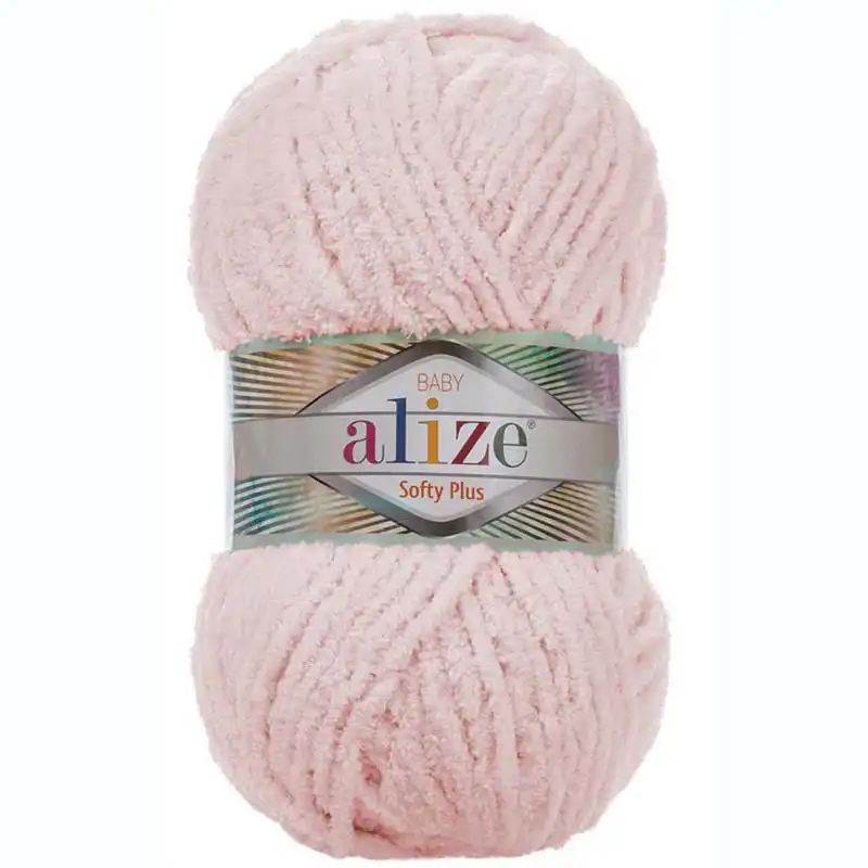 Pletací příze Alize Softy Plus 100 g Varianta: 3 (161) pudrová, Balení: 1 ks