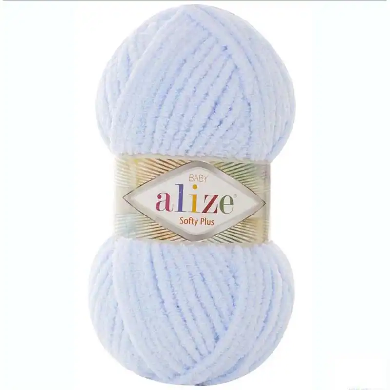 Pletací příze Alize Softy Plus 100 g Varianta: 4 (183) modrá světlá, Balení: 1 ks