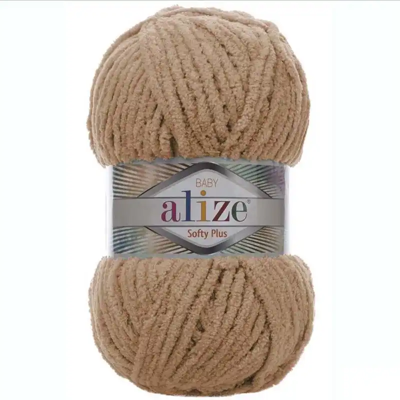 Alize Softy plus 199 sv. hnědá
