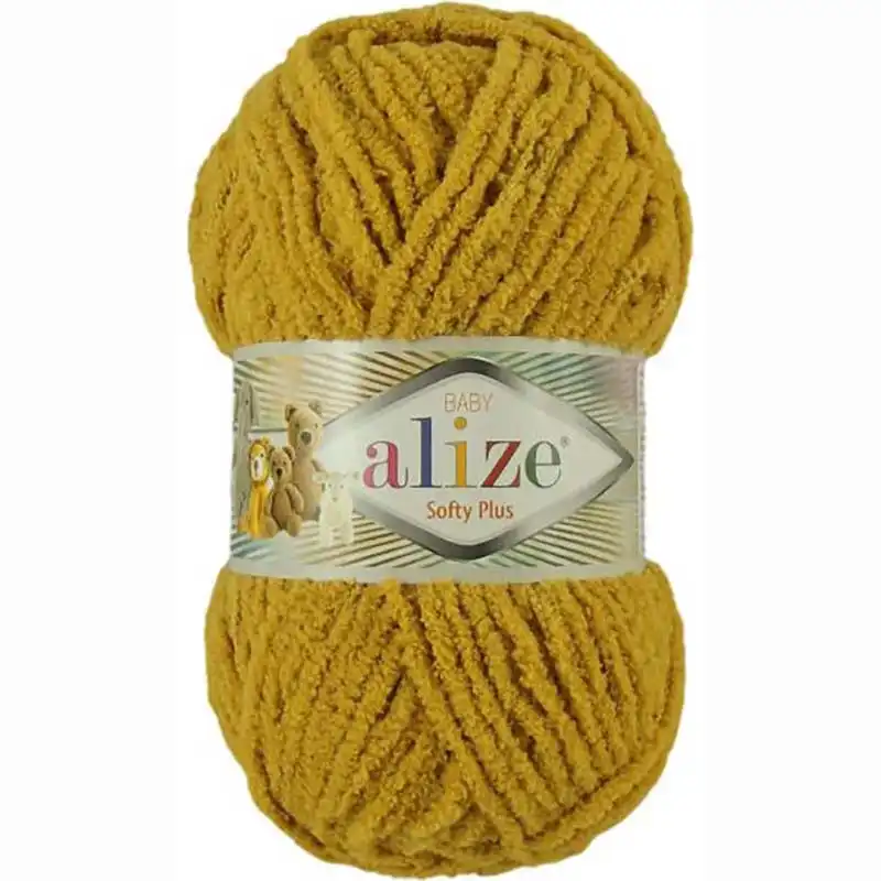 Alize Softy plus 02 hořčicová