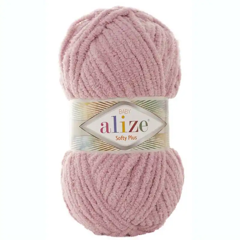 Pletací příze Alize Softy Plus 100 g Varianta: 10 (295) starorůžová, Balení: 1 ks