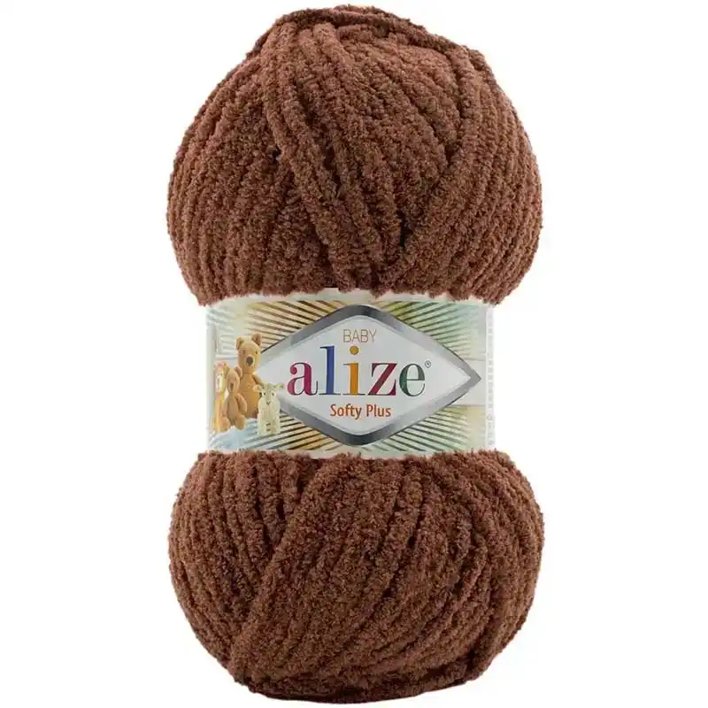 Alize Softy plus 321 hnědá