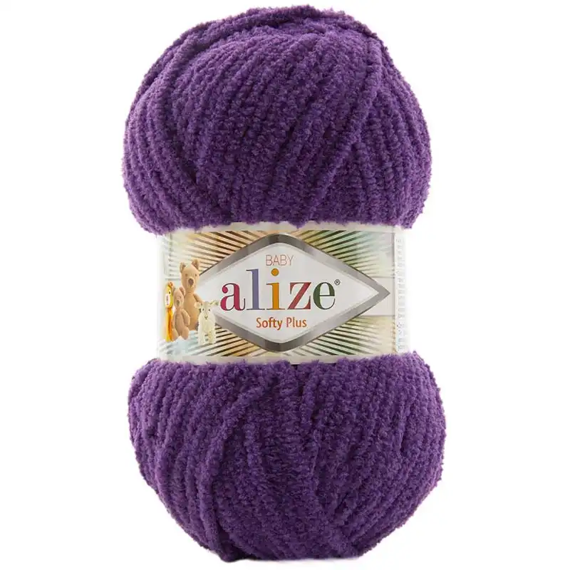 Alize Softy plus 44 fialová