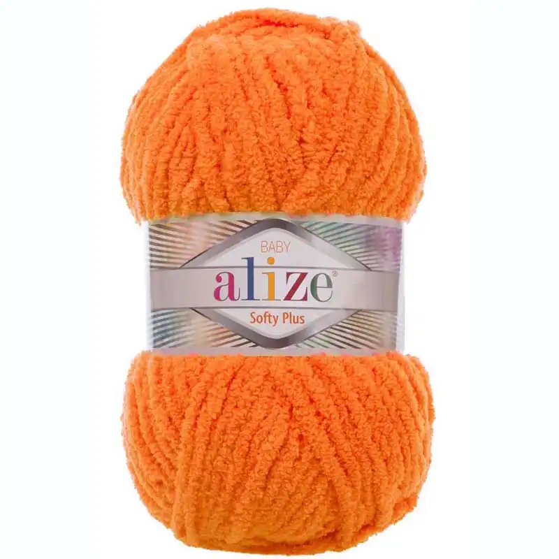 Alize Softy plus 06 oranžová