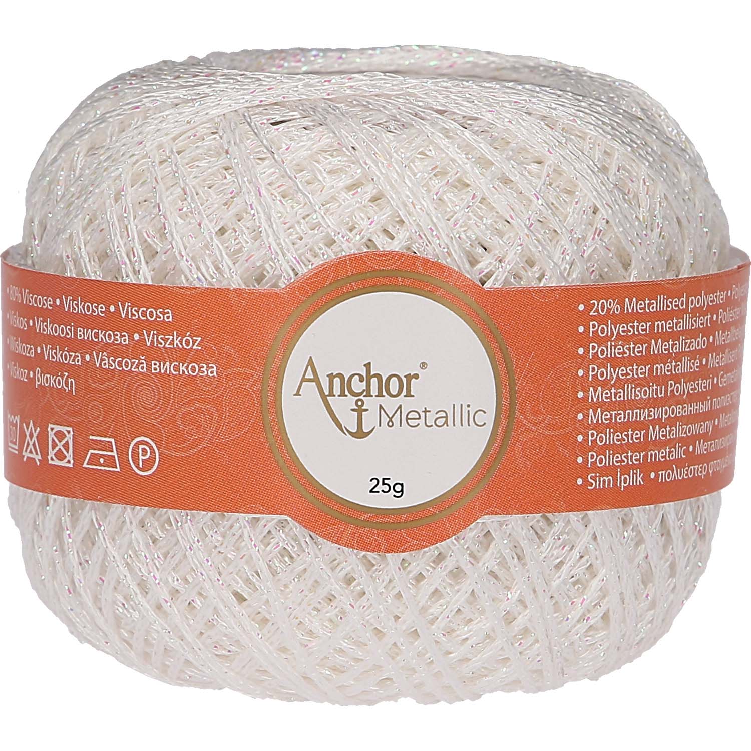 Anchor Artiste Metallic 304 Bílá