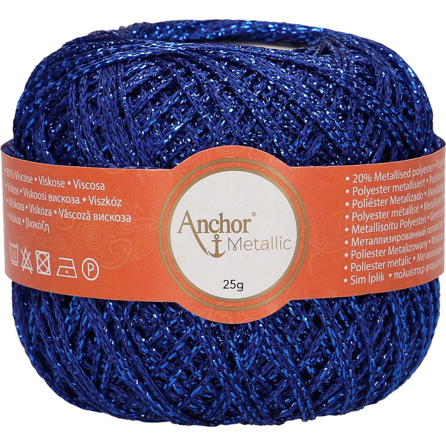 Anchor Artiste Metallic 320 Modrá