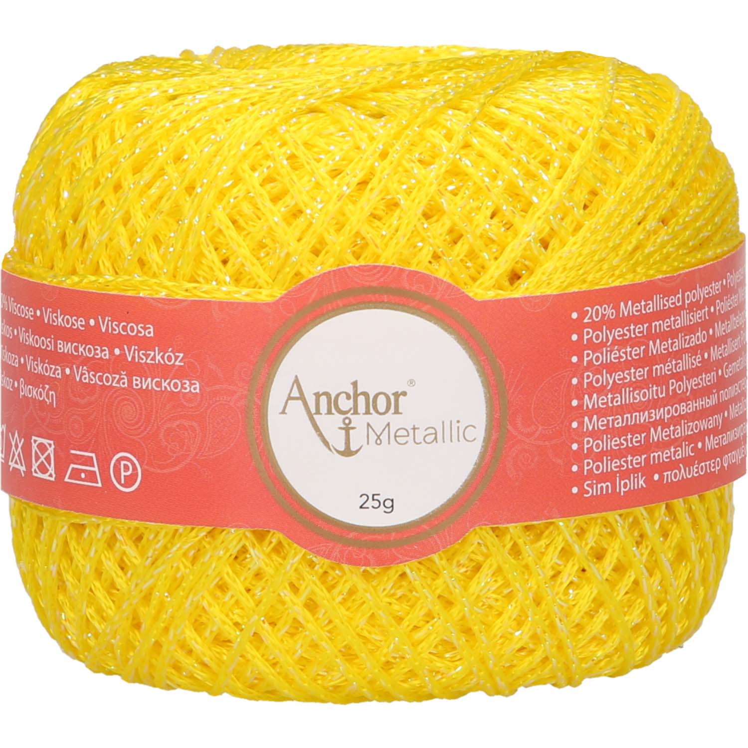 Anchor Artiste Metallic 343 Neonová žlutá