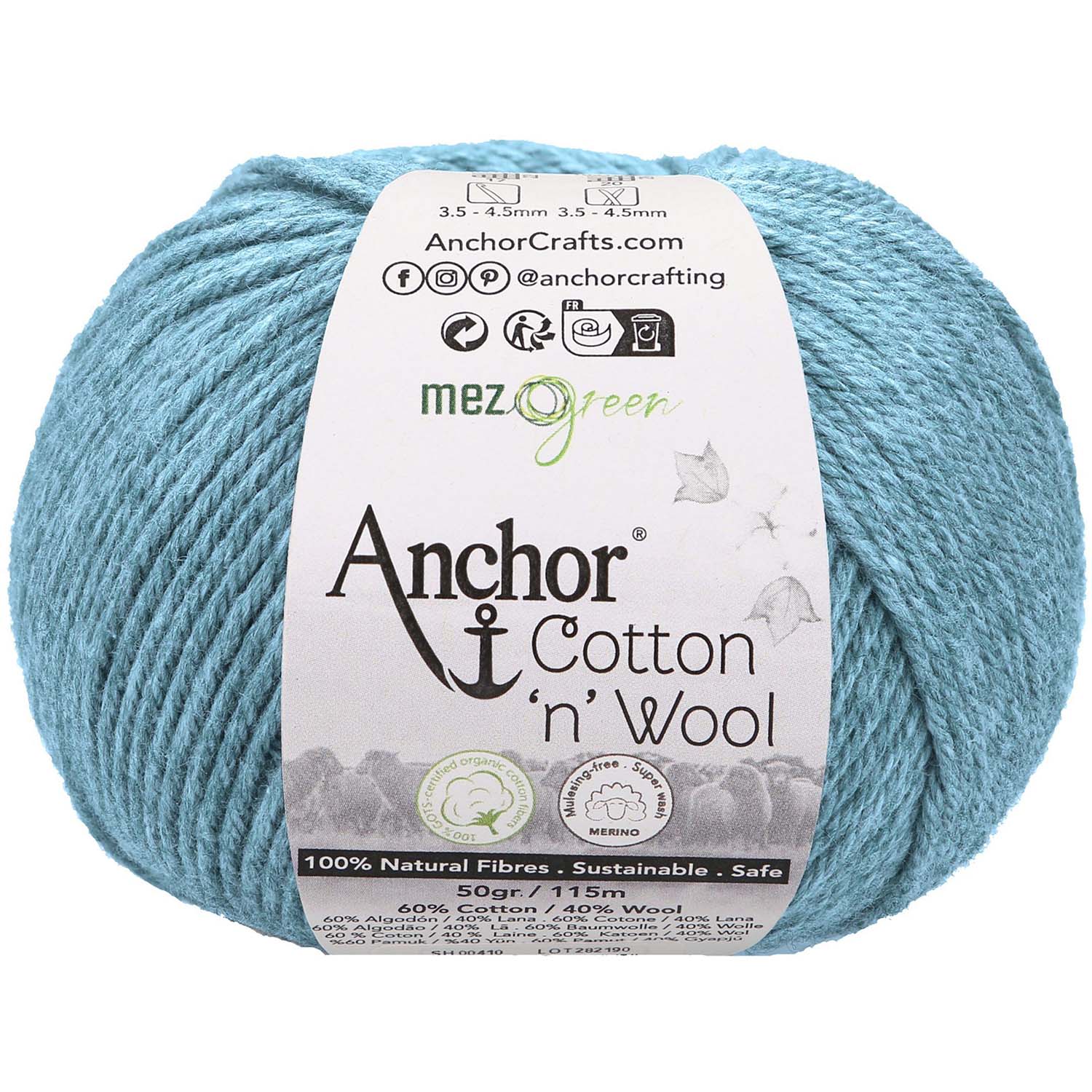 Anchor Cotton Wool 167 Aquamarine