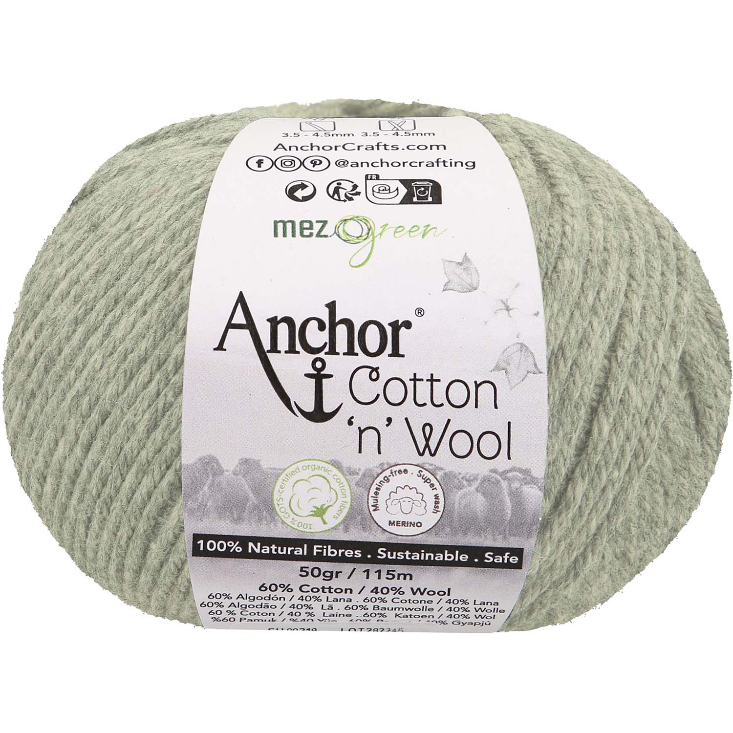 Anchor Cotton Wool 213 Nefritová