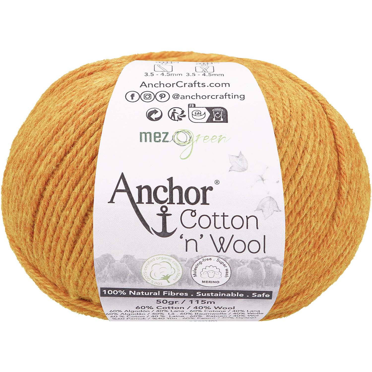 Anchor Cotton Wool 249 Jantarová