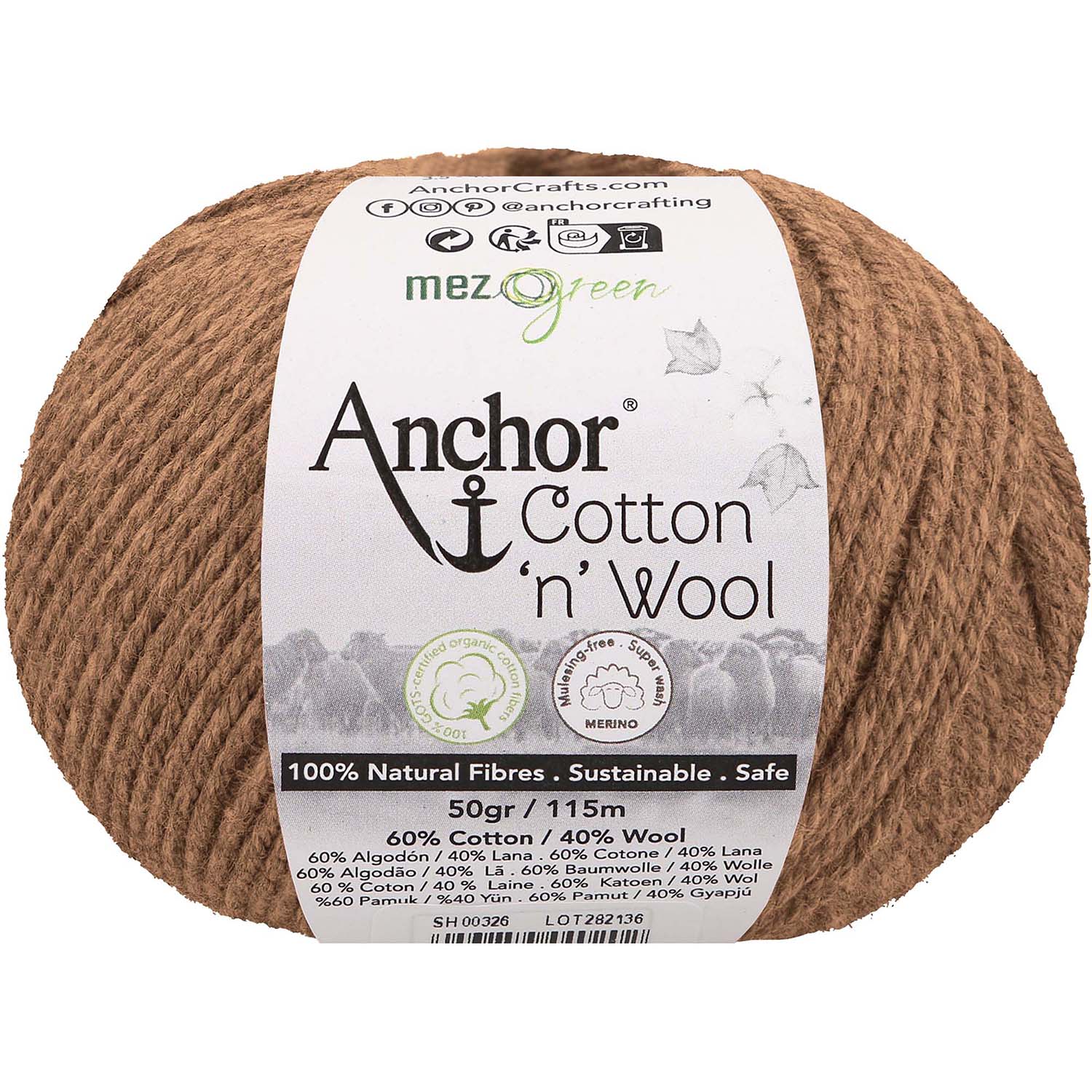 Anchor Cotton Wool 357 Tygří oko