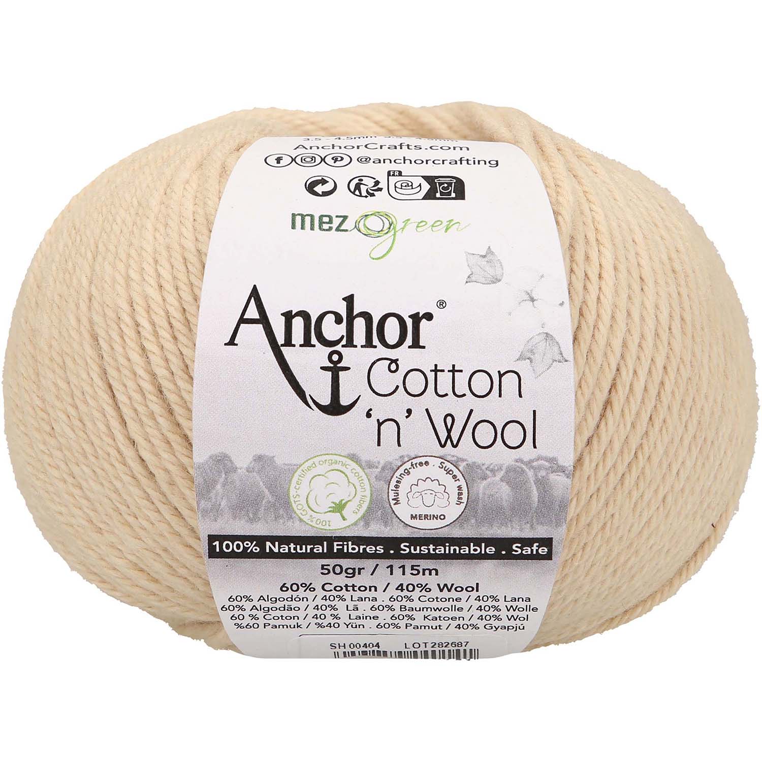 Anchor Cotton Wool 404 Opál