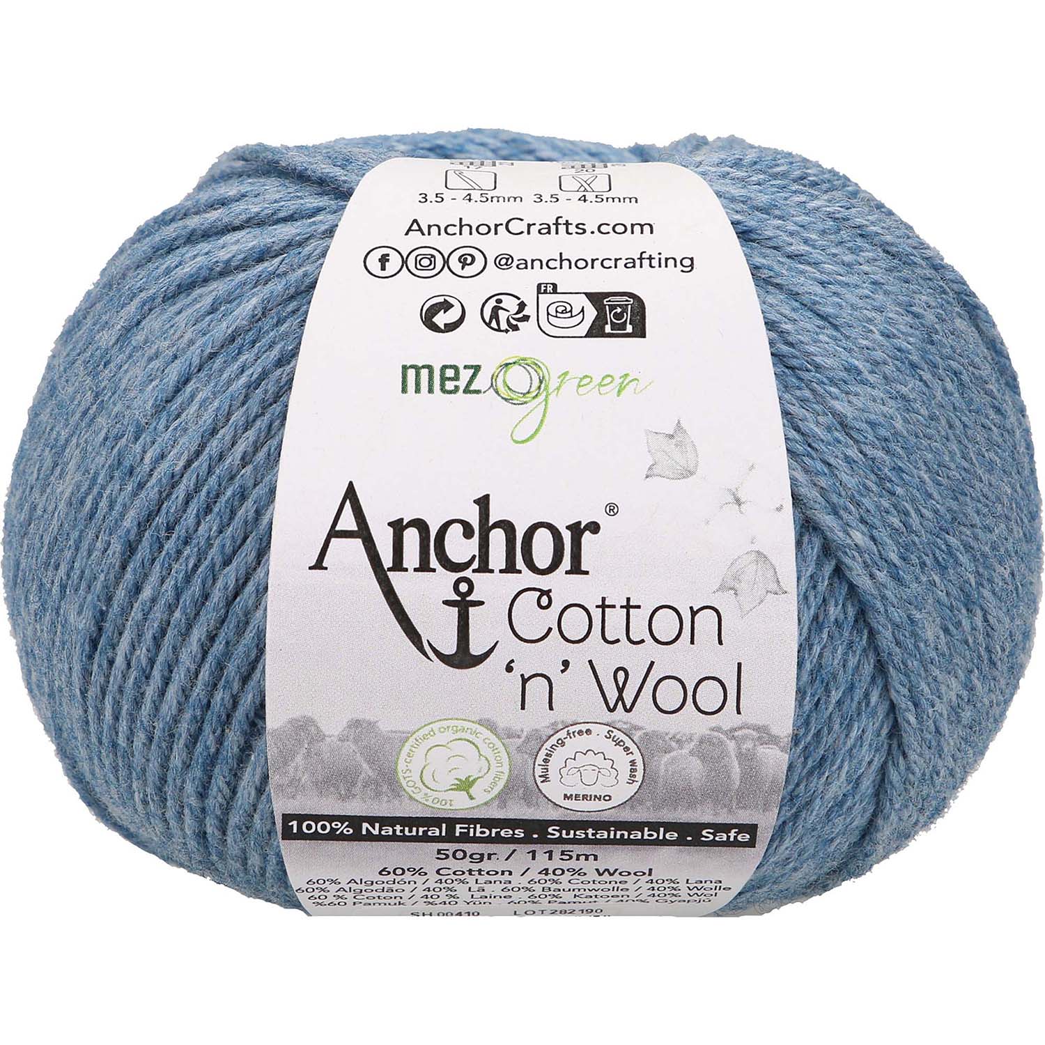 Anchor Cotton Wool 410 Safír