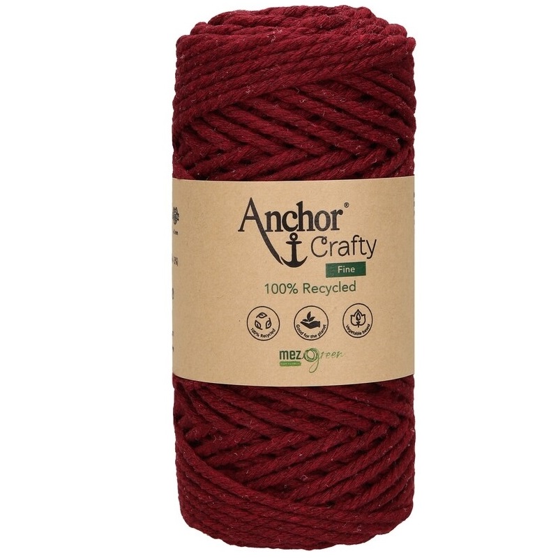 Anchor Crafty fine 119 Burgundská