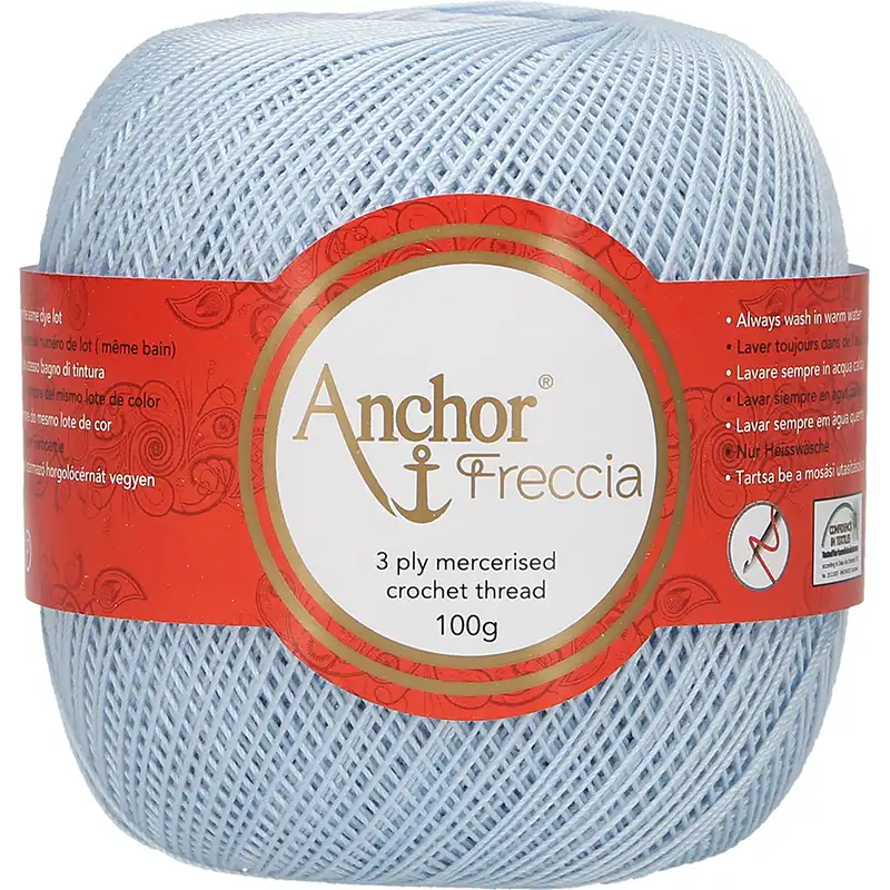 Anchor Freccia 12 – 128 Ledová modrá 100g