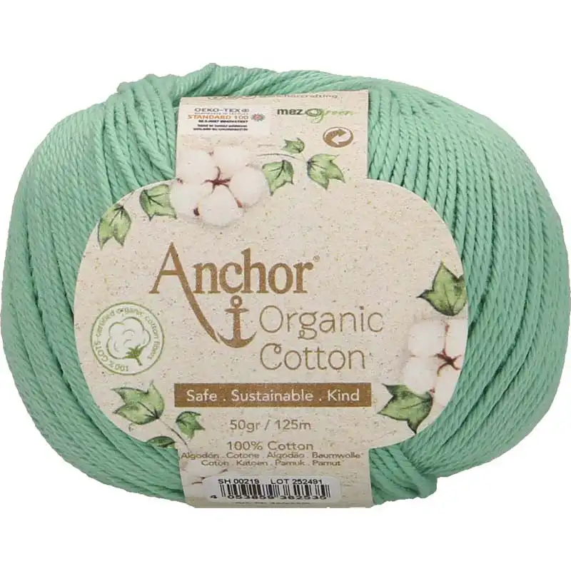 Anchor Organic Cotton 219 Světle zelená